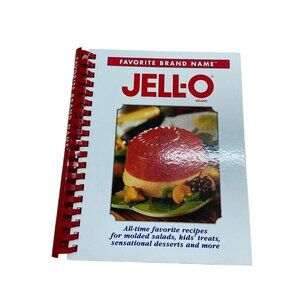 Favorite Brand Name JELL-O Cookbook Spiral HC Recipes Desserts Vintage